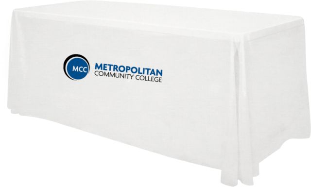 Metropolitan Penn Valley 6 foot Table Throw Metropolitan Community College - ONLINE ONLY
