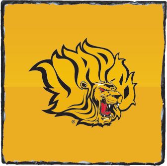 Arkansas Pine Bluff Photo Slate Golden Lion Head - ONLINE ONLY