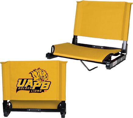 Arkansas Pine Bluff Stadium Chair Golden Lion Head - ONLINE ONLY