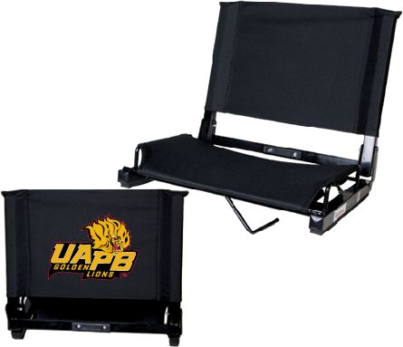 Arkansas Pine Bluff Stadium Chair UAPB Lion Head Stacked - ONLINE ONLY