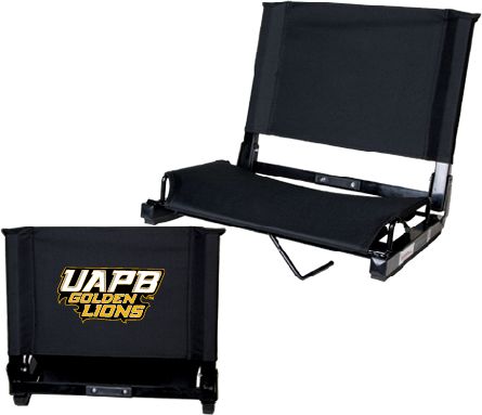 Arkansas Pine Bluff Stadium Chair UAPB Golden Lions Stacked - ONLINE ONLY