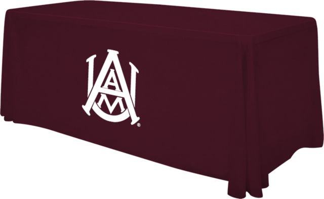 Alabama AandM 6 foot Table Throw Table Throw Logo - ONLINE ONLY