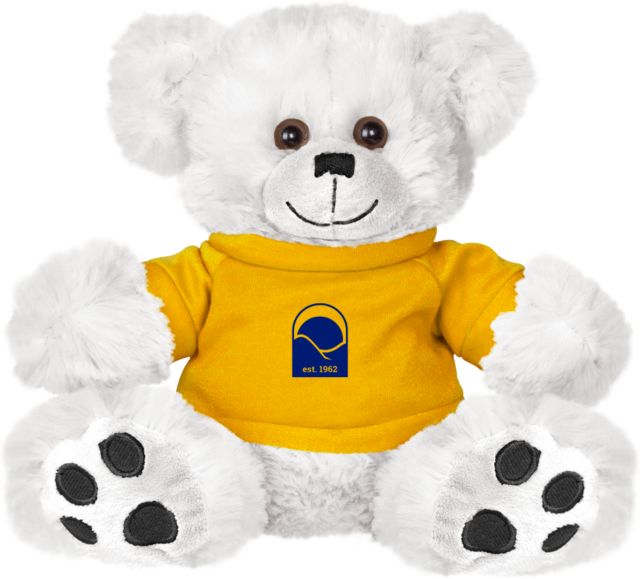 Mountain Gateway Plush Big Paw 8 1/2 inch Bear w/Gold Shirt Mountain Gateway CC Brandmark - ONLINE ONLY