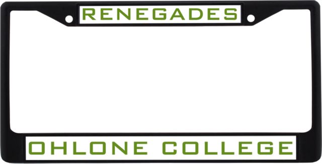 Ohlone Metal License Plate Frame in Renegades - ONLINE ONLY