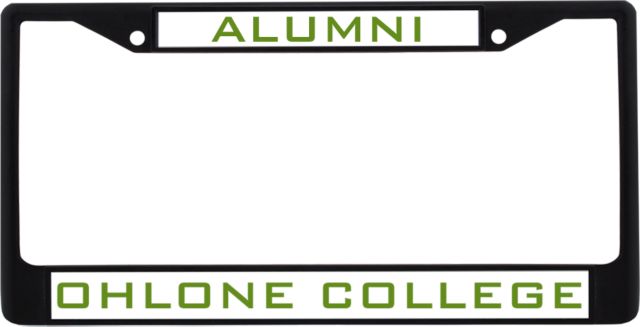 Ohlone Alumni Metal License Plate Frame in Alumni - ONLINE ONLY