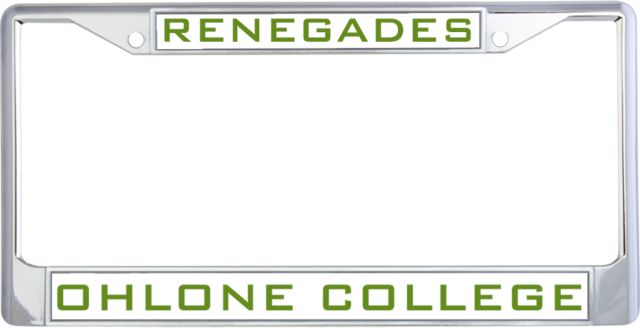 Ohlone Metal License Plate Frame in Renegades - ONLINE ONLY