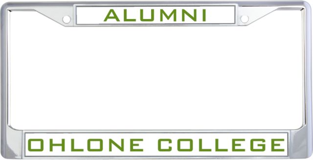 Ohlone Alumni Metal License Plate Frame in Alumni - ONLINE ONLY