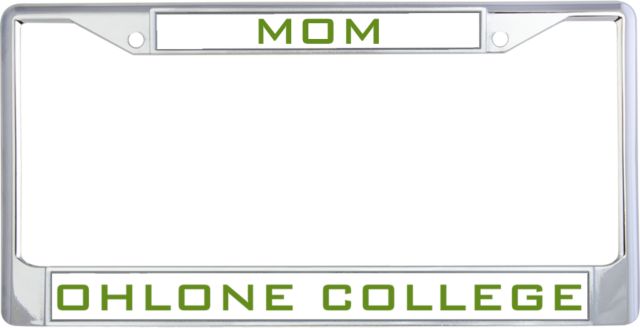 Ohlone Mom Metal License Plate Frame in Mom - ONLINE ONLY
