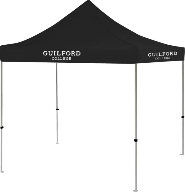 Guilford College 9 ft x 9 ft Tent Guilford College Wordmark - ONLINE ONLY