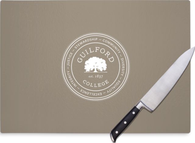 Guilford College Cutting Board Guilford College Full Emblem - ONLINE ONLY
