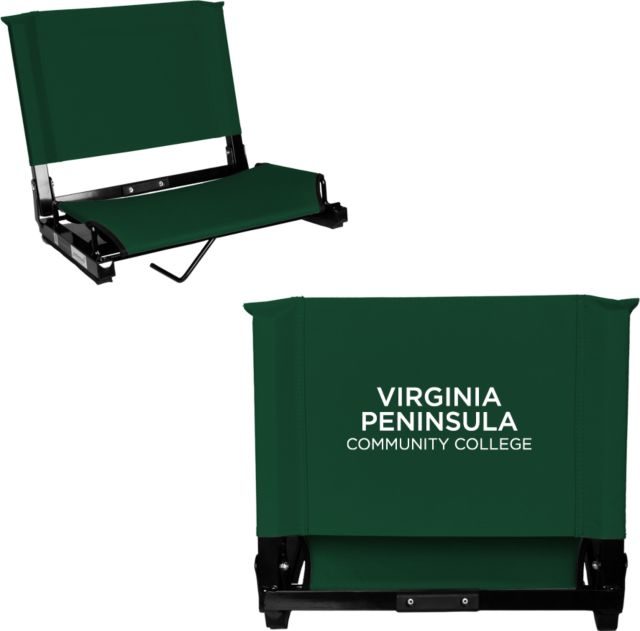 Virginia Peninsula Stadium Chair Virginia Peninsula Community College Stacked - ONLINE ONLY