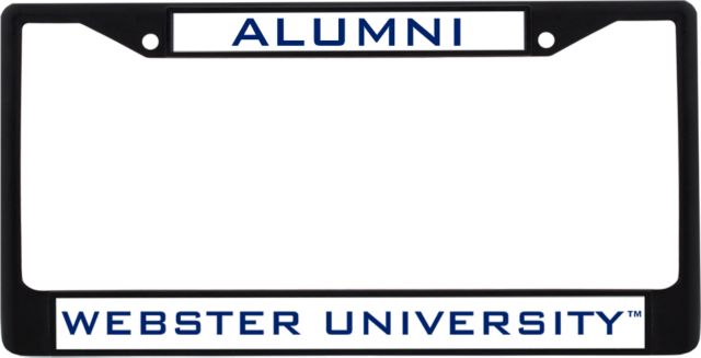 Webster Alumni Metal License Plate Frame in Alumni - ONLINE ONLY