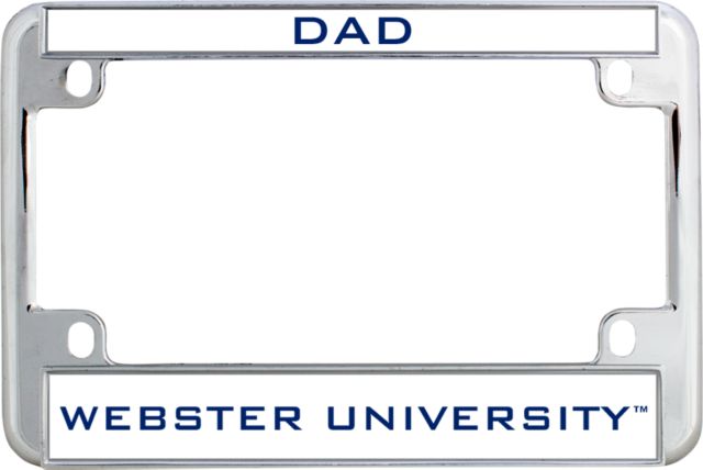 Webster Metal Motorcycle License Plate Frame in Dad - ONLINE ONLY