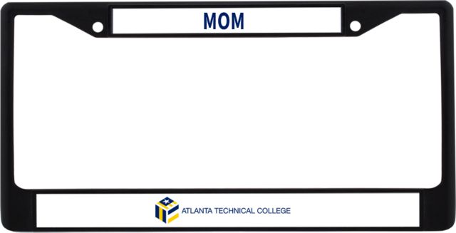 Atlanta Tech College Mom Metal License Plate Frame in Atlanta Technical College Flat - ONLINE ONLY