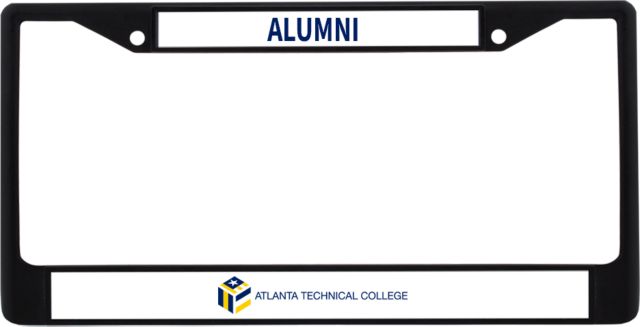 Atlanta Tech College Alumni Metal License Plate Frame in Atlanta Technical College Flat - ONLINE ONLY