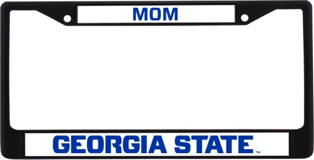 Georgia State Mom Metal License Plate Frame in Georgia State Wordmark - ONLINE ONLY