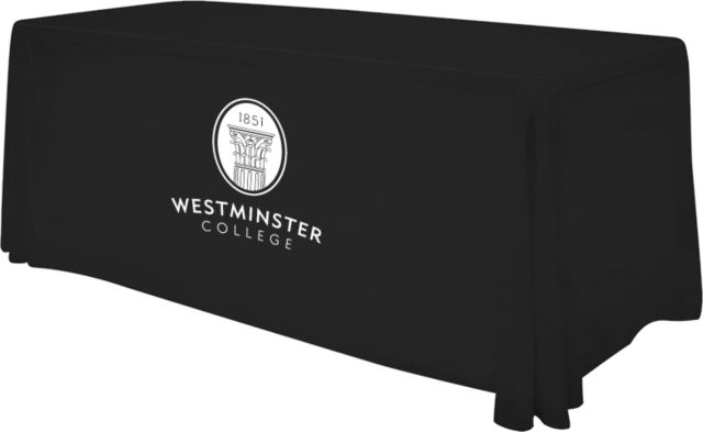 Westminster 6 foot Table Throw Westminster College Primary Institutional Mark - ONLINE ONLY