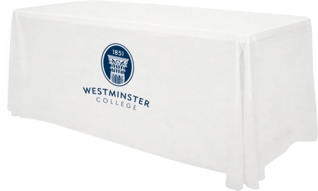 Westminster 6 foot Table Throw Westminster College Primary Institutional Mark - ONLINE ONLY