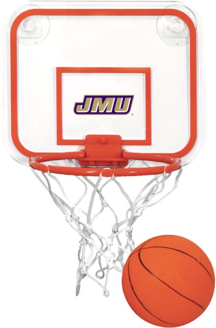James Madison Mini Basketball and Hoop Set Primary Logo - ONLINE ONLY