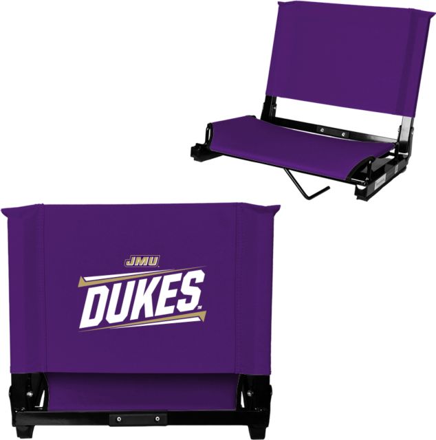 James Madison Stadium Chair Dukes Slanted - ONLINE ONLY