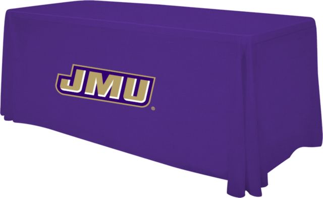 James Madison 6 foot Table Throw Primary Logo - ONLINE ONLY