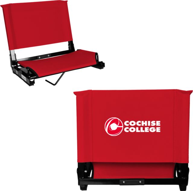 Cochise College Stadium Chair Cochise College Side Stacked - ONLINE ONLY