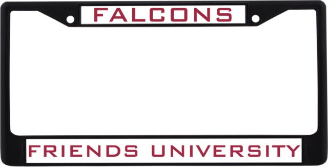 Friends Metal License Plate Frame in Falcons - ONLINE ONLY