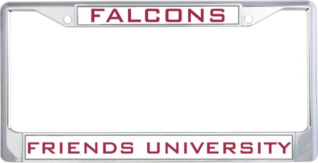 Friends Metal License Plate Frame in Falcons - ONLINE ONLY