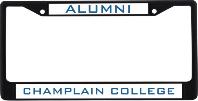 Champlain Alumni Metal License Plate Frame in Alumni - ONLINE ONLY