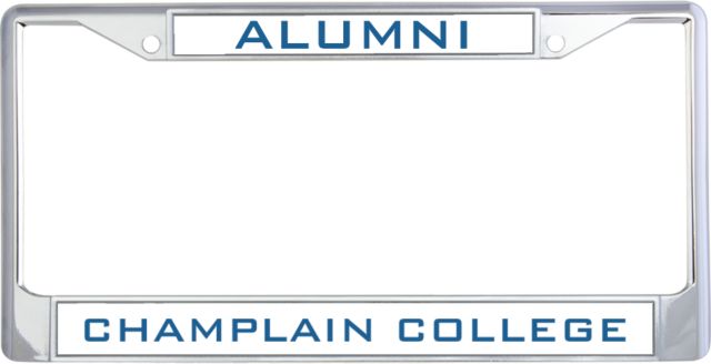 Champlain Alumni Metal License Plate Frame in Alumni - ONLINE ONLY