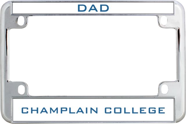 Champlain Metal Motorcycle License Plate Frame in Dad - ONLINE ONLY