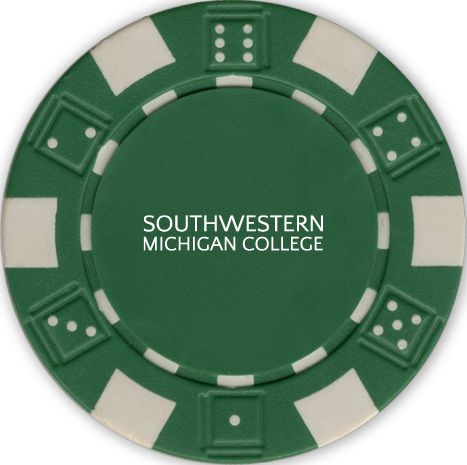 SW Michigan Green Game Chip Official Logo - ONLINE ONLY