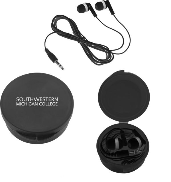 SW Michigan Ear Buds in Case Official Logo - ONLINE ONLY