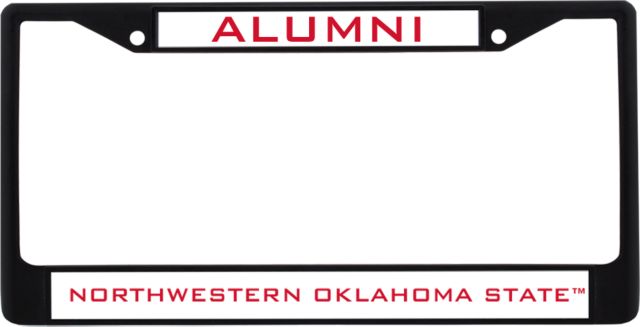 Northwestern OK Alumni Metal License Plate Frame in Alumni - ONLINE ONLY