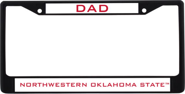 Northwestern OK Mom Metal License Plate Frame in Mom - ONLINE ONLY
