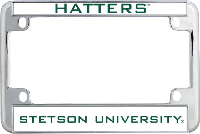 Stetson Metal Motorcycle License Plate Frame in Hatters - ONLINE ONLY