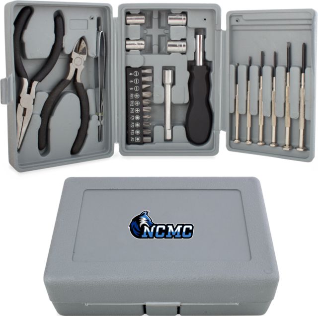 North Central Michigan Compact 26 Piece Deluxe Tool Kit NCMC with Mascot - ONLINE ONLY