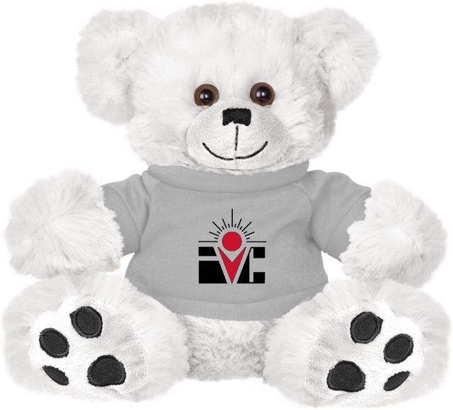 Imperial Valley Plush Big Paw 8 1/2 inch Bear w/Grey Shirt IVC Logo - ONLINE ONLY