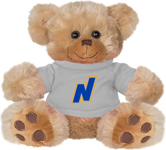 Northeastern Illinois Plush Big Paw 8 1/2 inch Bear w/ Shirt Primary Mark - ONLINE ONLY