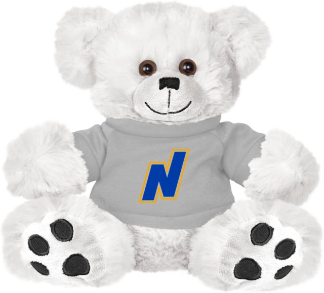 Northeastern Illinois Plush Big Paw 8 1/2 inch Bear w/ Shirt Primary Mark - ONLINE ONLY