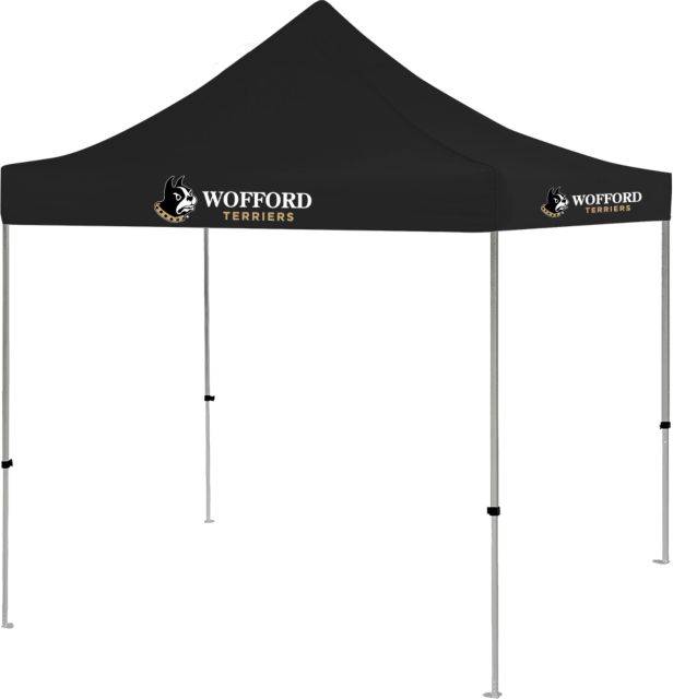 Wofford 9 ft x 9 ft Tent Wofford Terriers w/ Terrier Flat - ONLINE ONLY