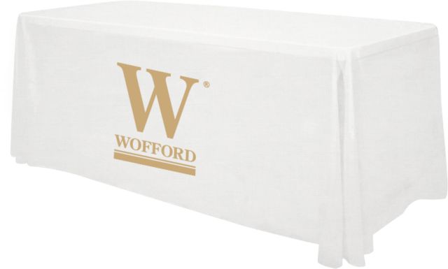 Wofford 6 foot Table Throw W Wofford - ONLINE ONLY