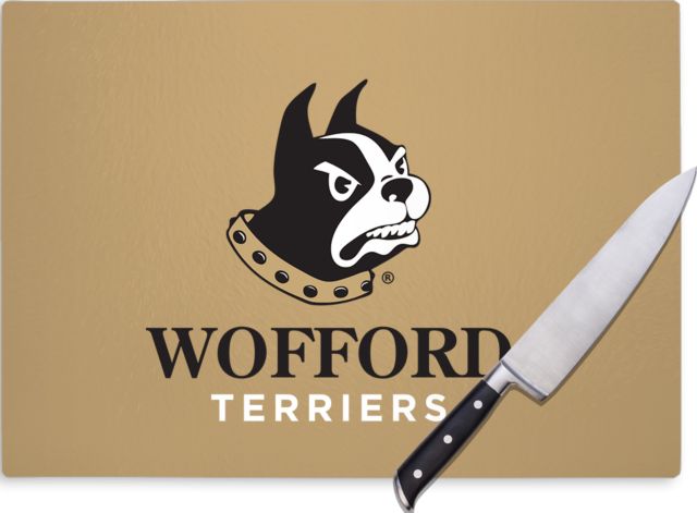 Wofford Cutting Board Wofford Terriers w/ Terrier - ONLINE ONLY
