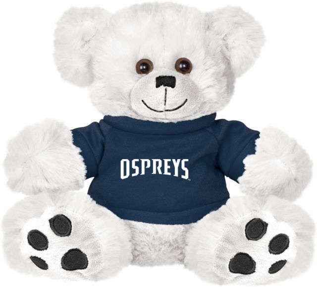 North Florida Plush Big Paw 8 1/2 inch Bear w/Navy Shirt Ospreys Wordmark - ONLINE ONLY