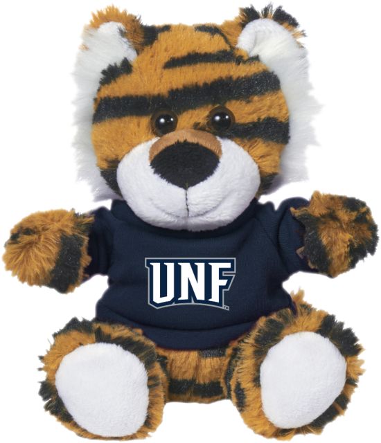 North Florida Plush 6 inch Terrific Tiger w/Navy Shirt UNF Monogram - ONLINE ONLY