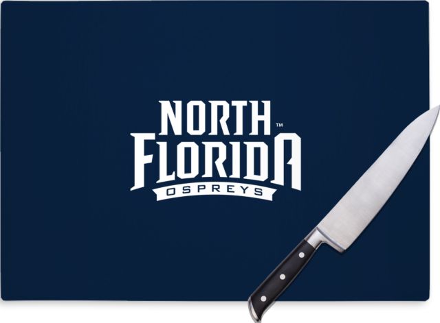 North Florida Cutting Board UNF Primary Mark - ONLINE ONLY