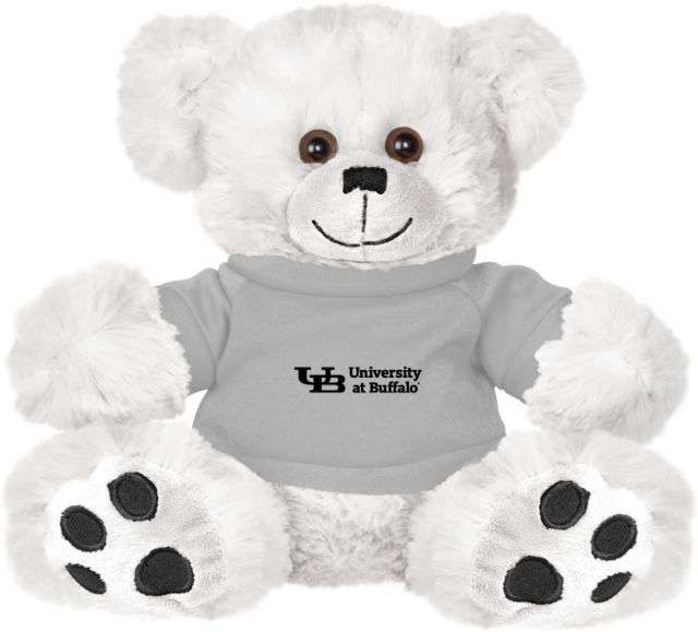 Buffalo Plush Big Paw 8 1/2 inch Bear w/Shirt Secondary Lock Up - ONLINE ONLY