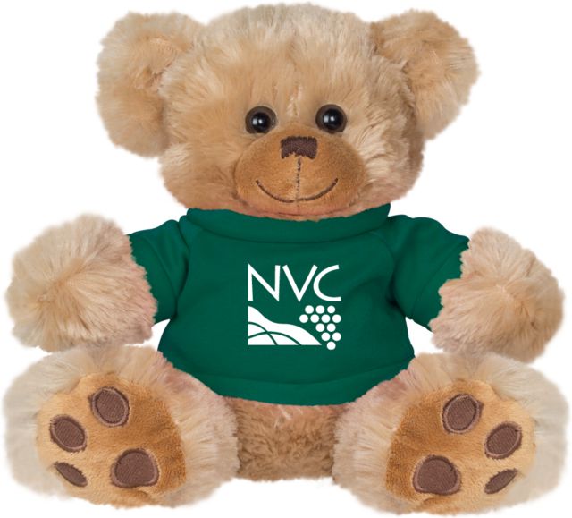 Napa Valley Plush Big Paw 8 1/2 inch Bear w/Shirt Napa Valley College NVC Icon - ONLINE ONLY