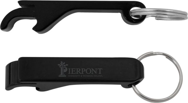 Pierpont Aluminum Bottle Opener Primary Wordmark Engraved - ONLINE ONLY