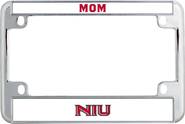 Northern Illinois Metal Motorcycle License Plate Frame in Primary Wordmark - ONLINE ONLY